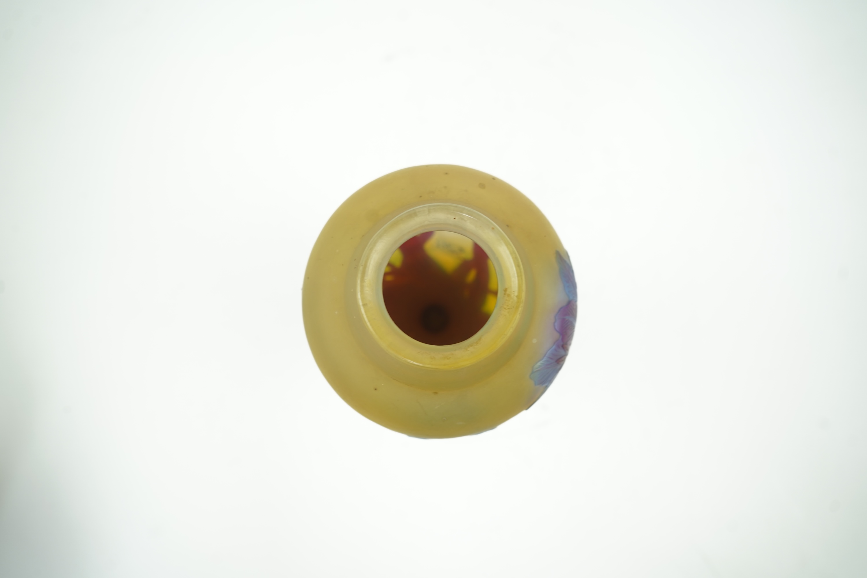 A Gallé cameo glass vase